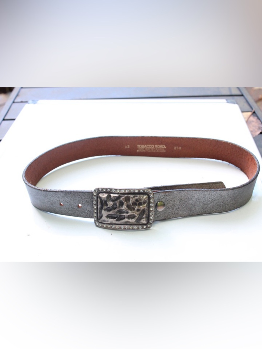 Tobacco Road Western buckle belt - Picture 1 of 13
